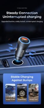 ⁦Remax Fast Charging Car Charger PD+QC 30W RCC335⁩ - الصورة ⁦5⁩