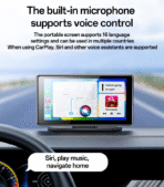 ⁦Yesido 7-Inch Car Audio & Video Navigation System⁩ - الصورة ⁦2⁩