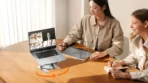 ⁦Remax Rotating Folding Notebook Stand 360 Rotation RM-C09⁩ - الصورة ⁦6⁩
