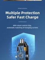 Remax 3IN1 Car Charger With Charging Cable RCC236 - Image 8
