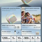 ⁦Remax Wireless Portable Karaoke Speaker With Rgb Light RB-H13⁩ - الصورة ⁦2⁩