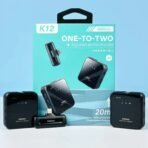 Remax One To Two Square Microphone Iphone Plug With 2 Drag K12 - Image 2