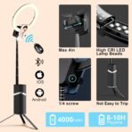 ⁦Multifunctional Folding Fill Light Rechargeable 360 Rotation YY-1⁩ - الصورة ⁦2⁩