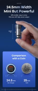 ⁦Remax Fast Charging Car Charger PD+QC 30W RCC335⁩ - الصورة ⁦4⁩