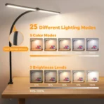 ⁦Double Head Foldable Desk Lamp⁩ - الصورة ⁦7⁩
