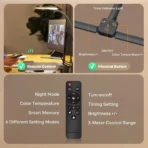 ⁦Double Head Foldable Desk Lamp⁩ - الصورة ⁦5⁩