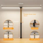 ⁦Double Head Foldable Desk Lamp⁩ - الصورة ⁦3⁩