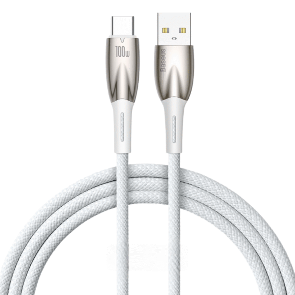 Baseus Glimmer Series Fast Charging Data Cable 1 Meter – USB to Type‑C 100W