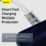Baseus USB-C to Lightning Cable 20W Fast Charging with Strap - Image 5