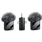 F11-2 3-in-1 Wireless Microphone Set with Dual Lavalier Mics