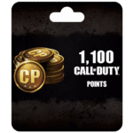 1,100 CALL OF DUTY Points -Gift Card-GCC