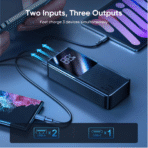 ⁦Joyroom JR-QP192 Power Bank 22.5W Fast Charging 20000mAh⁩ - الصورة ⁦2⁩