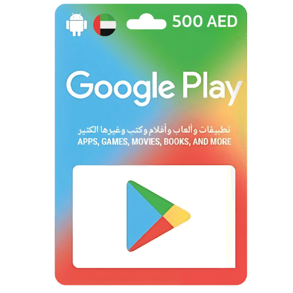 500 AED GOOGLE PLAY -Gift Cards- UEA