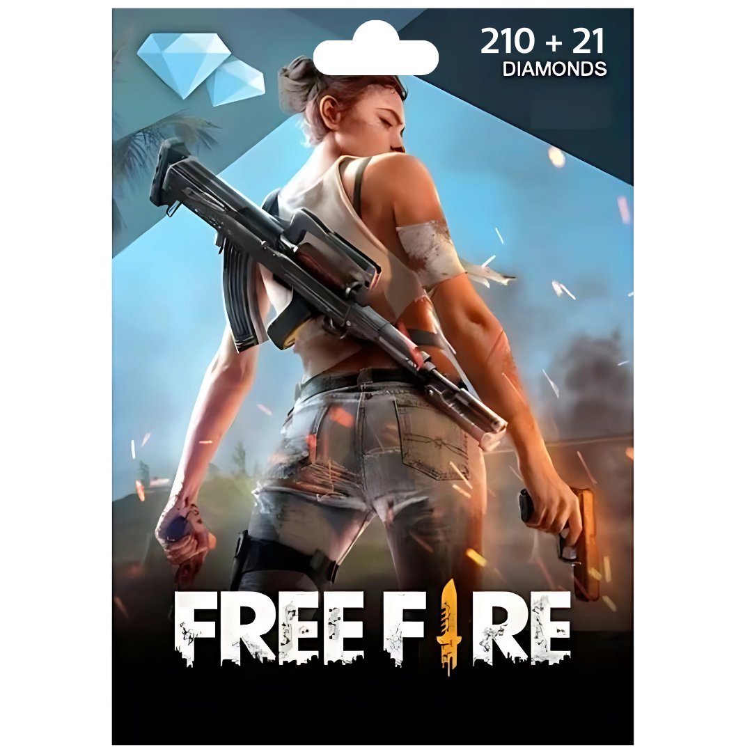 6 241 FREE FIRE Diamonds -Gift Card- Glob - Image 1