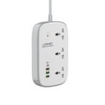 ⁦LDNIO Wi-Fi Smart Power Strip – 3 AC Outlets, 30W Max, 2m Cord⁩ - الصورة ⁦4⁩