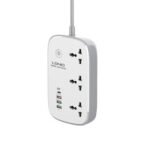 ⁦LDNIO Wi-Fi Smart Power Strip – 3 AC Outlets, 30W Max, 2m Cord⁩ - الصورة ⁦5⁩