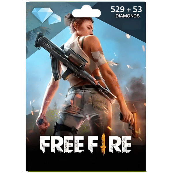 582 Diamonds FREE FIRE-Gift Card-Glob