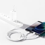 Baseus Superior Series USB to Micro+Lightning+Type-C Cable – 1m, 3.5A Fast Charging - Image 2