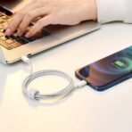 Baseus USB-C to Lightning Cable 20W Fast Charging with Strap - Image 2