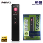 ⁦Remax Digital Voice Recorder – 64GB, Zinc Alloy, Up to 30H Recording⁩ - الصورة ⁦4⁩