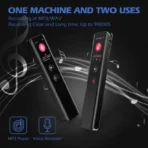 ⁦Remax Digital Voice Recorder – 64GB, Zinc Alloy, Up to 30H Recording⁩ - الصورة ⁦3⁩