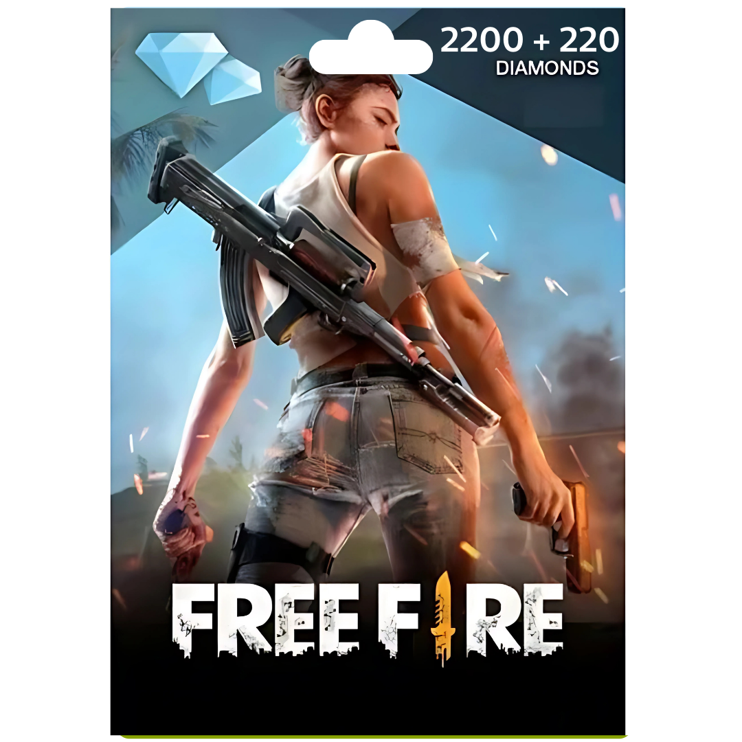 gift card 4anwar.web 2420 Free Fire Diamonds Gift Card - Image 1