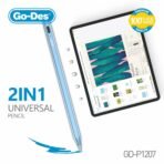 ⁦Go-Des 2IN1 Universal Pencil Magnetic Attraction GD-P1207⁩ - الصورة ⁦2⁩