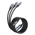 Joyroom S-A21 3-in-1 Fast Charging Cable Type-C to Lightning + Type-C + Micro 1.2m - Image 2