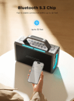 ⁦Joyroom Wireless Speaker with Two Microphones Pies MW03⁩ - الصورة ⁦6⁩