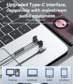 Yesido Heavy Bass Type-C Headset YH49 - Image 8