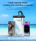 ⁦Yesido WB49 Portable Waterproof Phone Case with Lanyard⁩ - الصورة ⁦6⁩