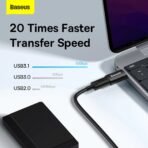 Baseus Series Mini Otg Adapter Type-C To Usb-A 3.1A - Image 4