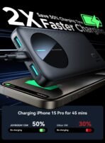 ⁦Joyroom 5000 MAH Mini 2.4A LED Powerbank JR-PBF13⁩ - الصورة ⁦2⁩