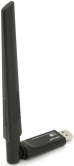 ⁦Pix-Link UAC24BD Dual-Band 650Mbps High-Gain USB Wi-Fi Adapter⁩ - الصورة ⁦3⁩