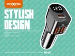 Moxom MX-VC17 38W 3-Port USB Car Charger - Image 2