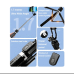 Selfi Stick Mobile Camera Bracket T20S - Image 2