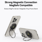 Baseus Magpro Series II Magnetic Ring Phone Stand (Gold) - Image 3