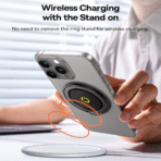 Baseus Magpro Series II Magnetic Ring Phone Stand (Gold) - Image 4
