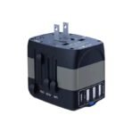 Kakusiga KSC-815 Travel Adapter with 3 USB Ports, Type-C, and Universal Socket - Image 2