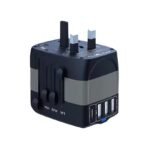 Kakusiga KSC-815 Travel Adapter with 3 USB Ports, Type-C, and Universal Socket - Image 3
