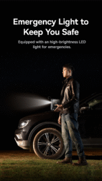 ⁦Baseus 3000A Peak Current Car Jump Starter Super Energy Ultra PD100W⁩ - الصورة ⁦4⁩