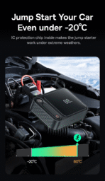 ⁦Baseus 3000A Peak Current Car Jump Starter Super Energy Ultra PD100W⁩ - الصورة ⁦5⁩