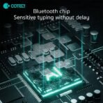 Coteci Portable Wireless Keyboard with Touchpad 64015-BK - Image 2