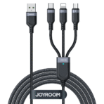 Joyroom S-A18 3-in-1 Data Cable USB-A to Lightning + Type-C + Micro