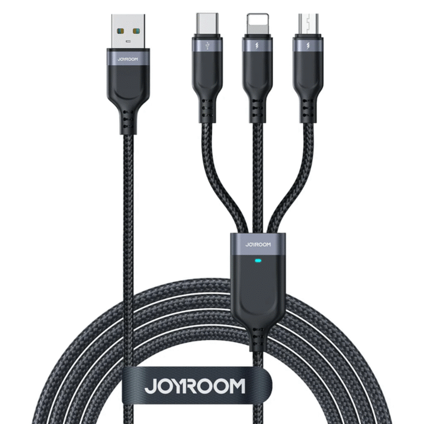 Joyroom S-A18 3-in-1 Data Cable USB-A to Lightning + Type-C + Micro