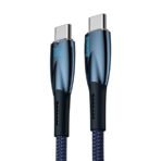 ⁦Baseus Glimmer Series Fast Charging Data Cable Type-C To Type-C 100W - (1 meter )⁩ - الصورة ⁦2⁩