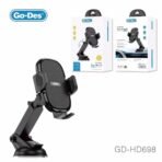 ⁦Go-Des 360 Rotation Powerful Suction Cup Dashboard Holder GD-HD698⁩ - الصورة ⁦2⁩