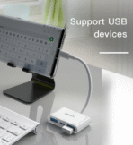 ⁦Yesido OTG Adapter Type-C to USB & PD Quick Charge GS17⁩ - الصورة ⁦4⁩