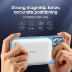 JoyRoom Magnetic Wireless Mini Power Bank 10000 mAh JR-W020 White - Image 3