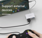 ⁦Yesido OTG Adapter Type-C to USB & PD Quick Charge GS17⁩ - الصورة ⁦5⁩